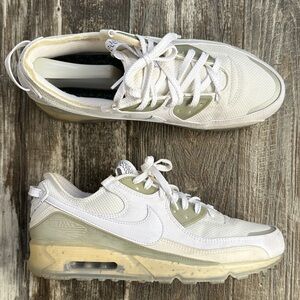 Nike Air Max White and Cream Sneakers